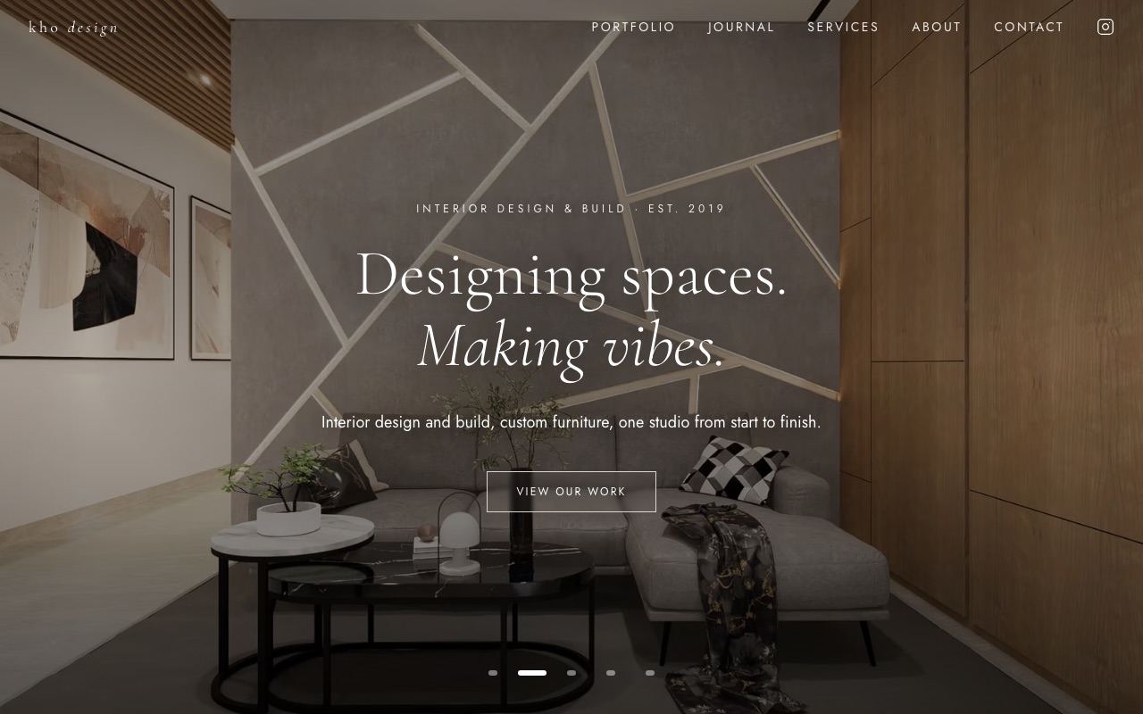 KHO Design, studio interior design and build